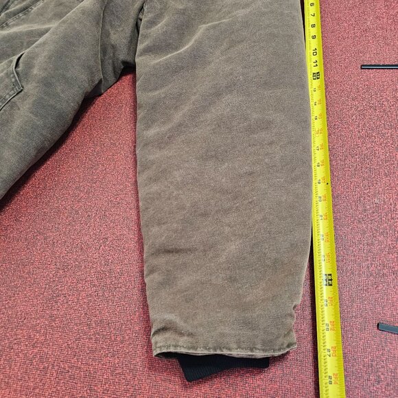 VTG Carhartt C26 Duck Arctic Coat XXL Tall Dark Brown Canvas Corduroy Union USA - Picture 8 of 12